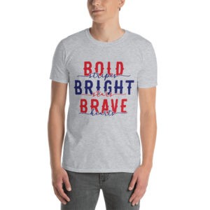 Bold Stripes Bright Stars 4th July T-Shirt - Image 2