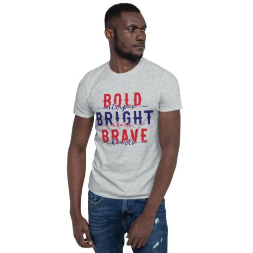 Bold Stripes Bright Stars 4th July T-Shirt 4