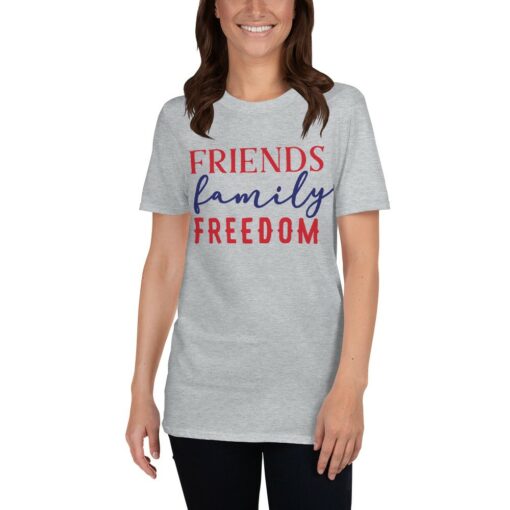 4th of July Friends Family Freedom T-Shirt 2