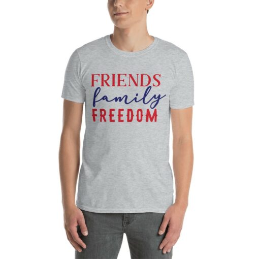 4th of July Friends Family Freedom T-Shirt 3
