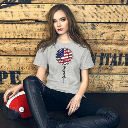 4th of July Sunflower Freedom T-Shirt 4