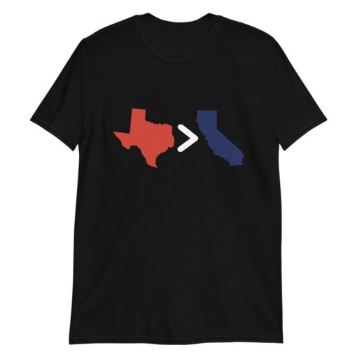 Texas Over California T-Shirt 1