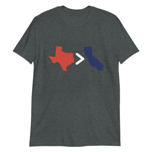 Texas Over California T-Shirt 6