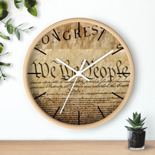 We The People Wall clock 6