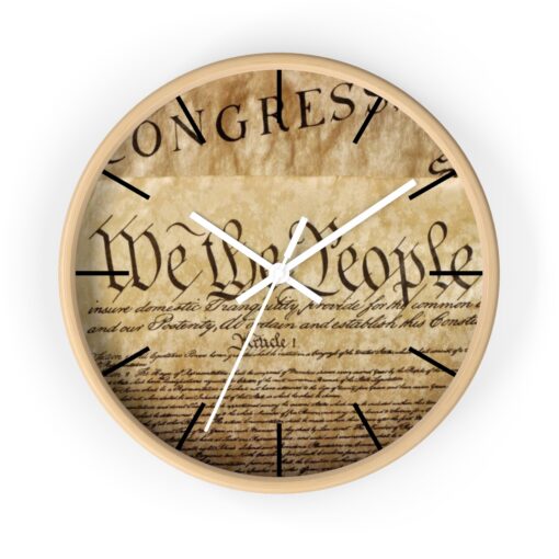 We The People Wall clock 4