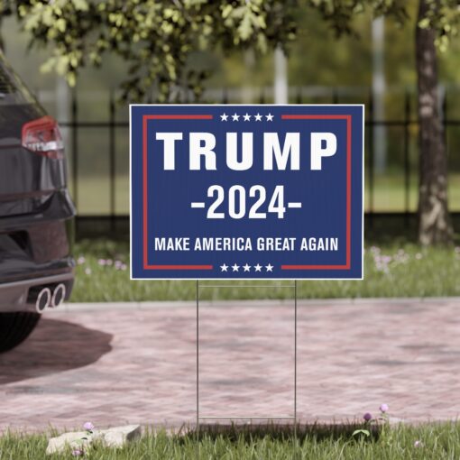 Trump 2024 Yard Sign - 18 x 24